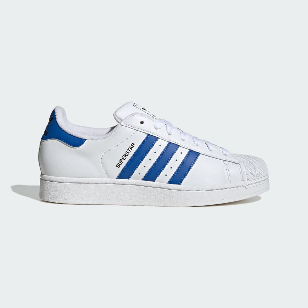 

Кроссовки Adidas Superstar II Shoes, цвет Cloud White/Blue/Core Black