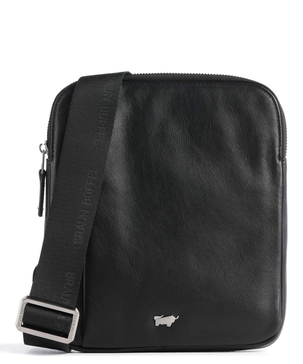 

Сумка через плечо Golf 2.0 Bags из зернистой яловой кожи Braun Büffel, черный