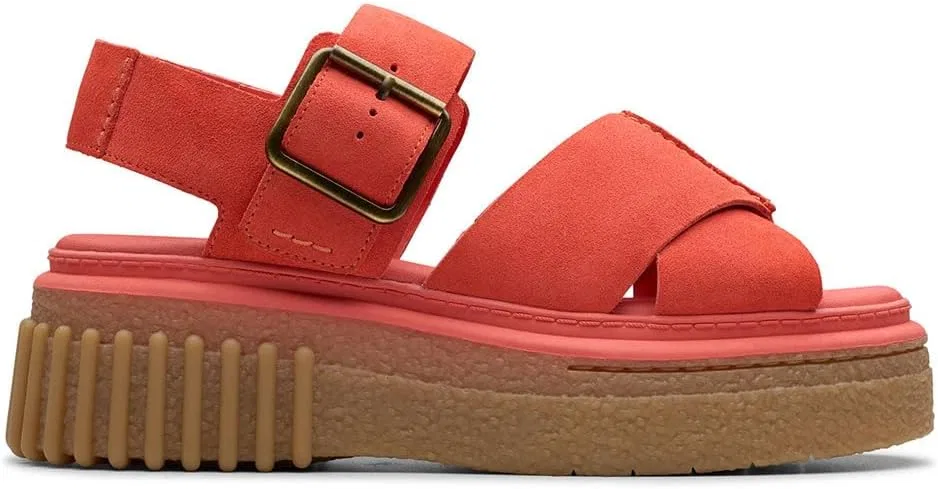 Женские сандалии Clarks Evamar Wish, Coral Suede — фото 4