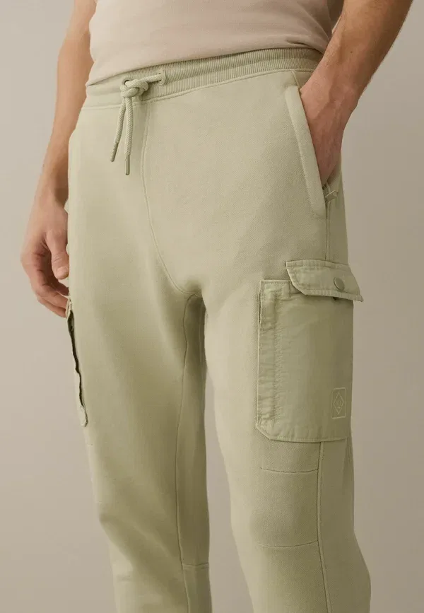 Брюки карго Slim fit utility loopback slim joggers Next, цвет шалфейно-зеленый