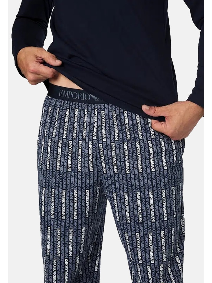 Emporio Armani Синяя пижама — фото 2