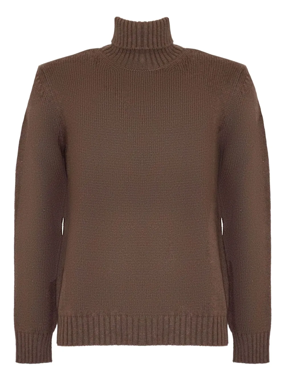 

Свитер с высоким воротником Eleventy, коричневый