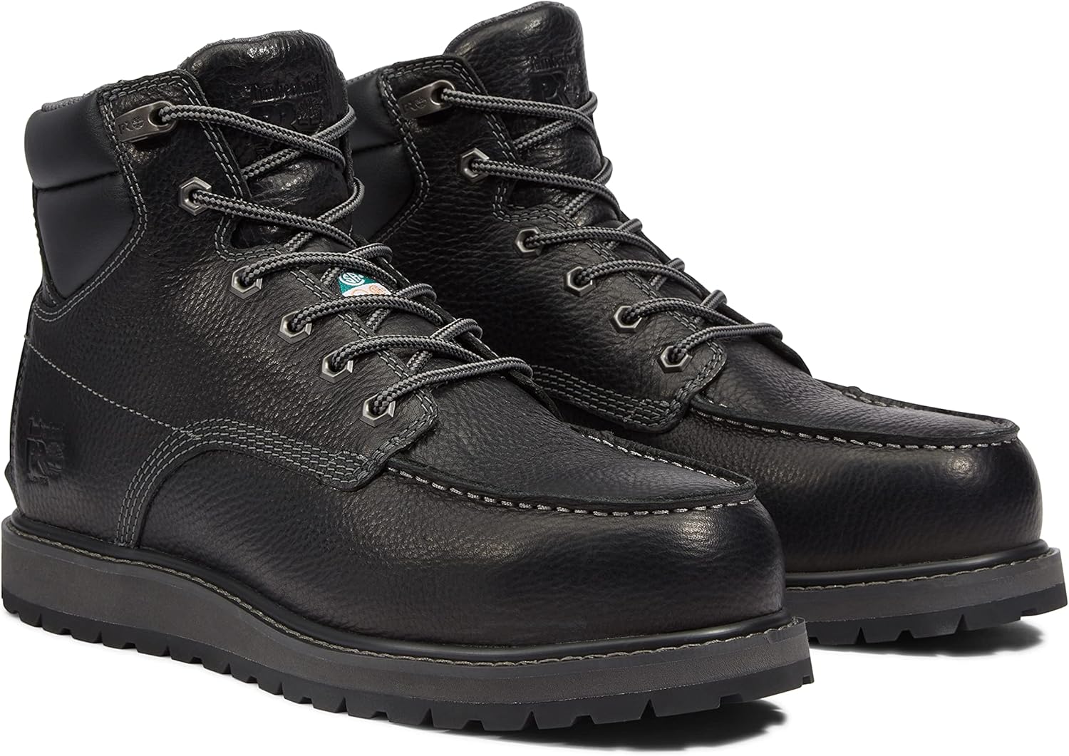 Timberland PRO мужские рабочие ботинки Irvine Wedge 6 дюймов с защитным носком Alloy и защитой от проколов, Black-2024 New — фото 2