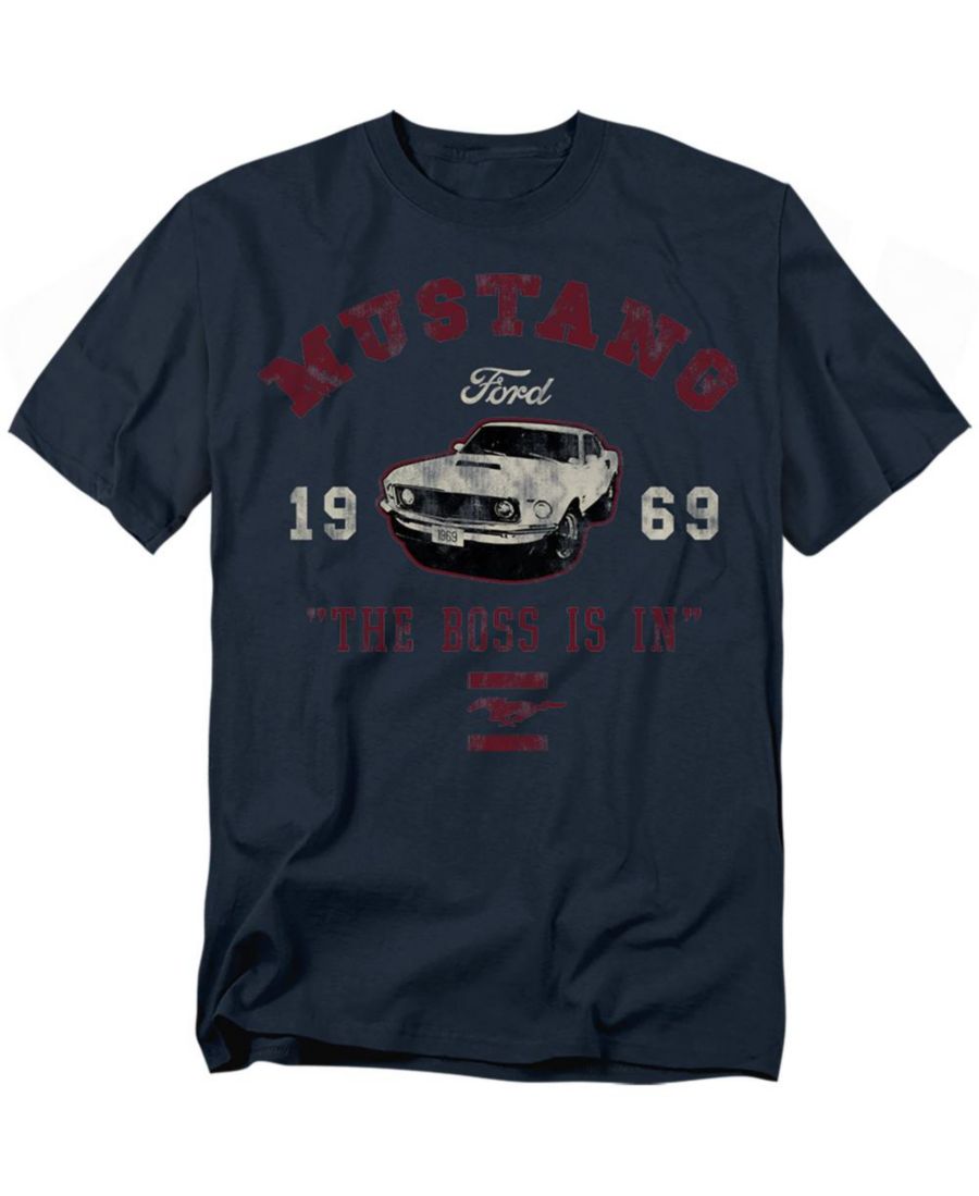 

Футболка "Большой и высокий Ford: Босс в футболке" Mustang, Navy, Синий, Футболка "Большой и высокий Ford: Босс в футболке" Mustang, Navy