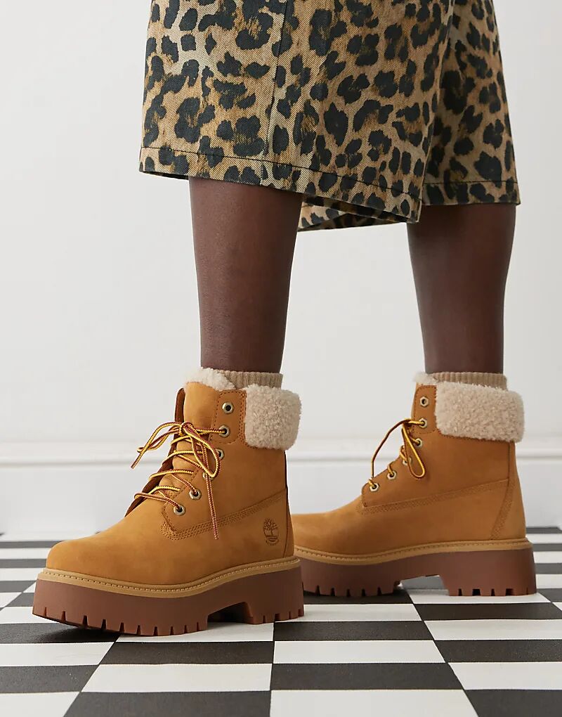 Ботинки Stone Street высотой 6 дюймов с подкладкой из пшеничного нубука Timberland — фото 2