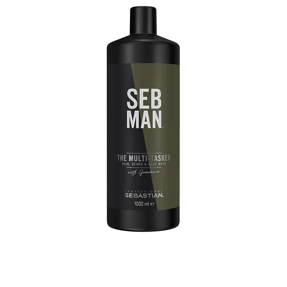

Шампунь The multitasker champú 3 en 1 piel, cabello y barba Seb Man, 1000 мл.