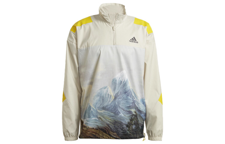 

Куртка мужская бежевая Adidas, бежевый