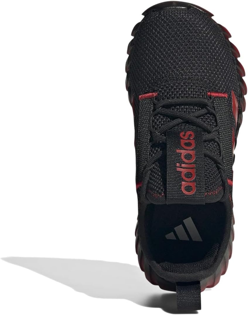 Детские кроссовки Adidas Kaptir Flow (унисекс), черный/алый — фото 2