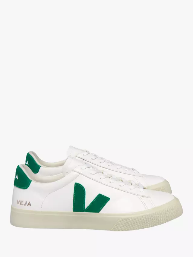 

Кроссовки VEJA Campo Suede Detail Leather, цвет white/green