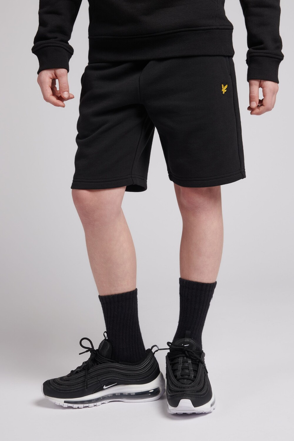

Флисовые шорты для мальчиков Lyle & Scott, черный