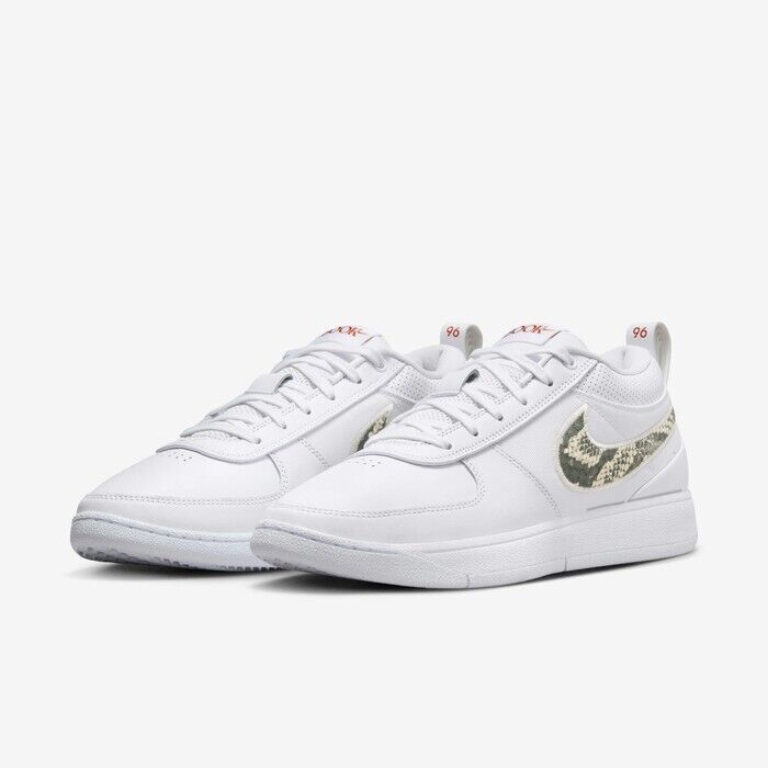

Nike Book 1 'Rattlesnake' FJ4249-101 Мужские белые кожаные баскетбольные кроссовки TF5739 (Белый, 9)