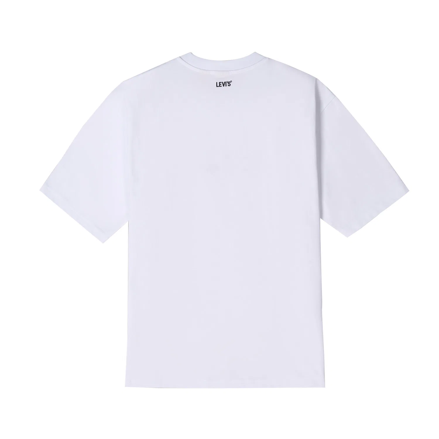 Футболка унисекс white crew neck thin Levis — фото 3