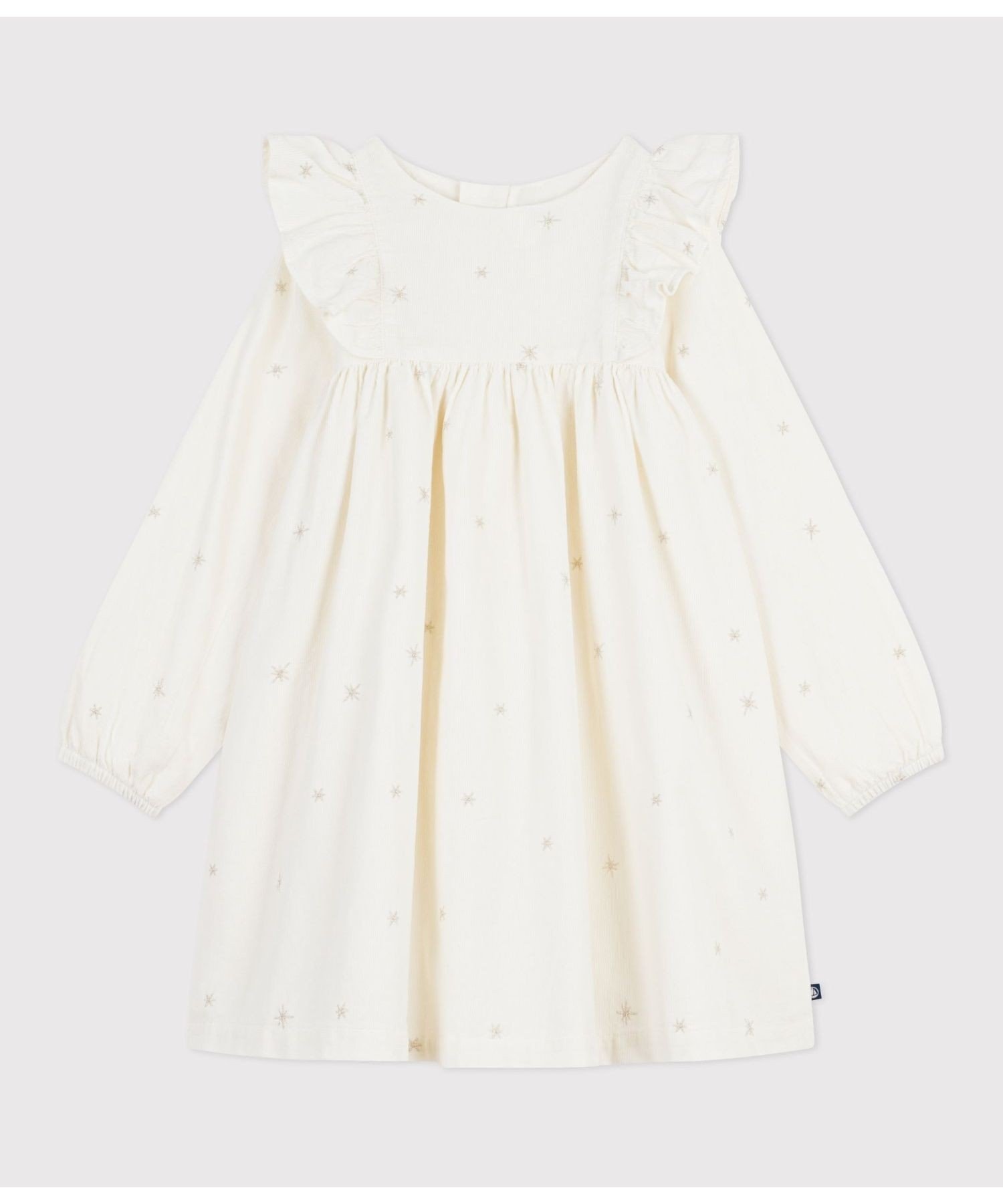 Платье один кусочек Petit Bateau, Off-white/Gray — фото 4