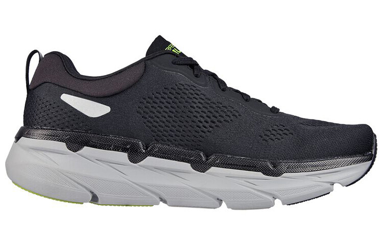 Кроссовки для бега Max Cushioning для мужчин с низким верхом, черные Skechers — фото 2