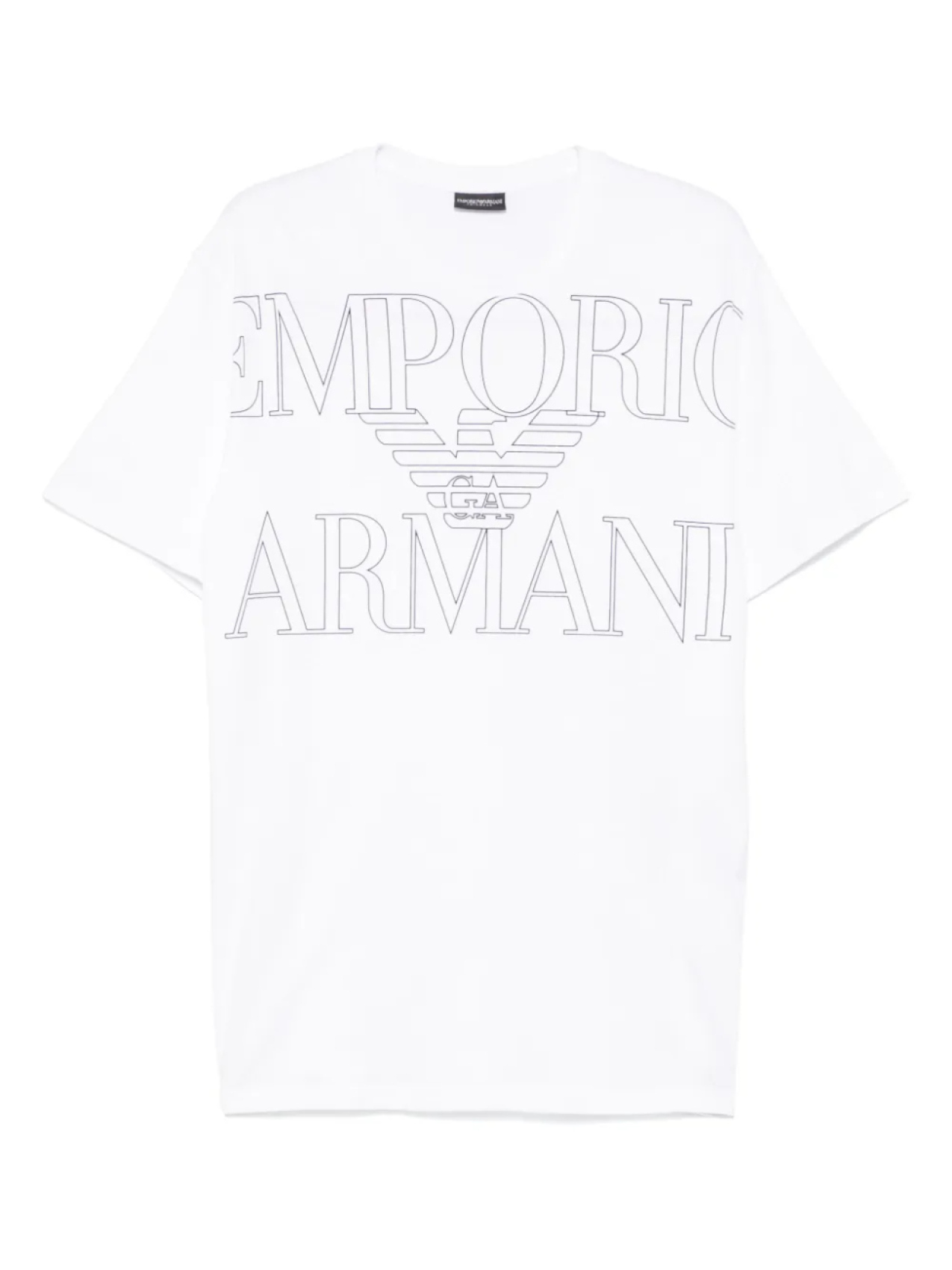 

Футболка с логотипом Emporio Armani, белый