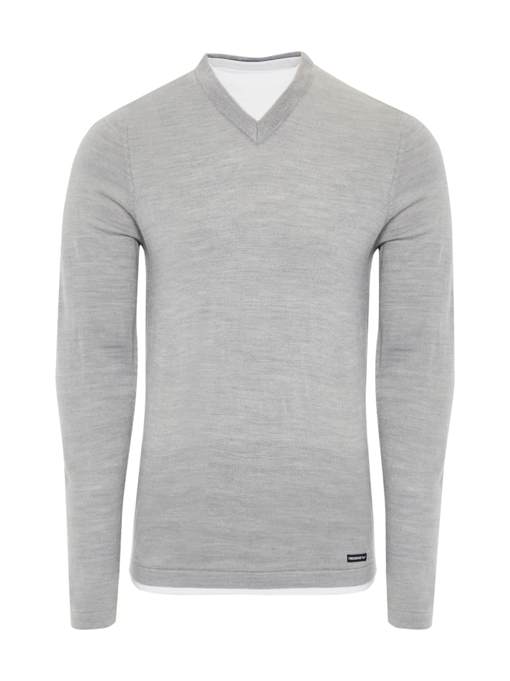 

Пуловер Threadbare, цвет grey marl