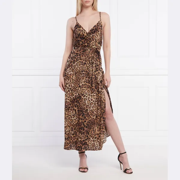 

Бамбуковое платье Pinko, коричневый