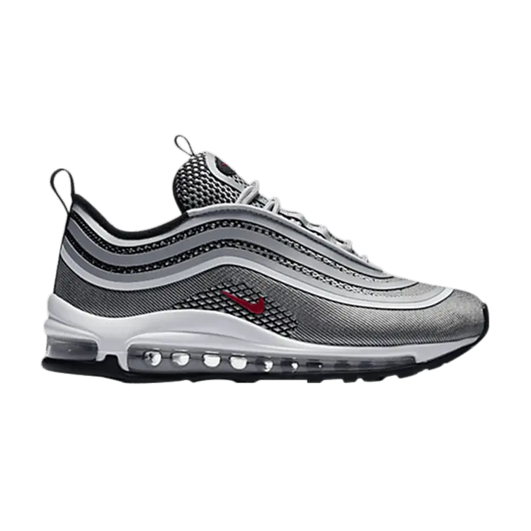 

Кроссовки Nike Air Max 97 Ultra 17 GS 'Silver Bullet', серебряный