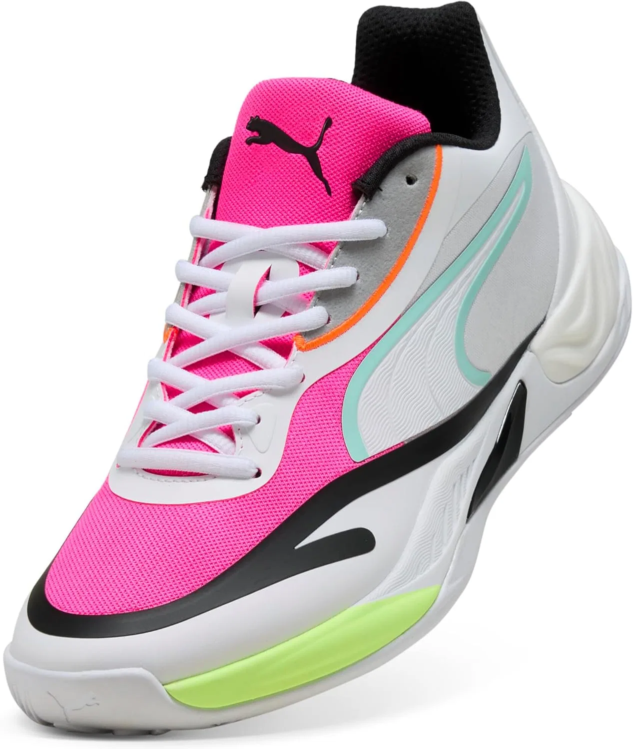 Мужские кроссовки Puma All-Pro Nitro Skybreak, Puma White Mint Melt Fluro Pink Pes — фото 2