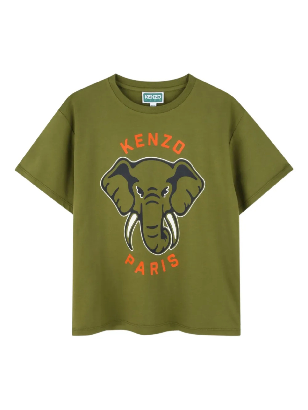 

Kenzo Kids футболка с графичным принтом, зеленый