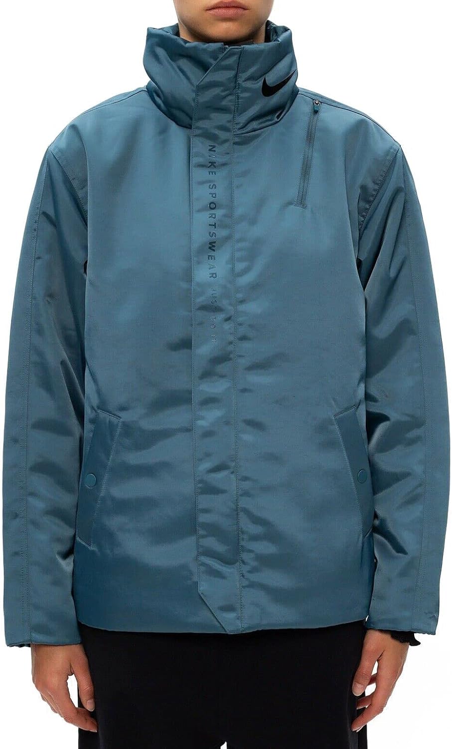 

Женская куртка Nike Thermore Ecodown с воротником-стойкой, синий