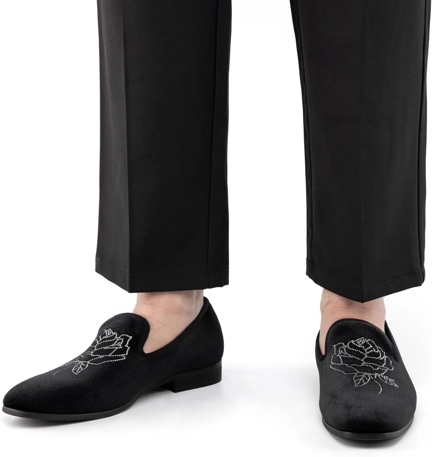 Лоферы JITAI Men Loafers, Black/6751 — фото 2