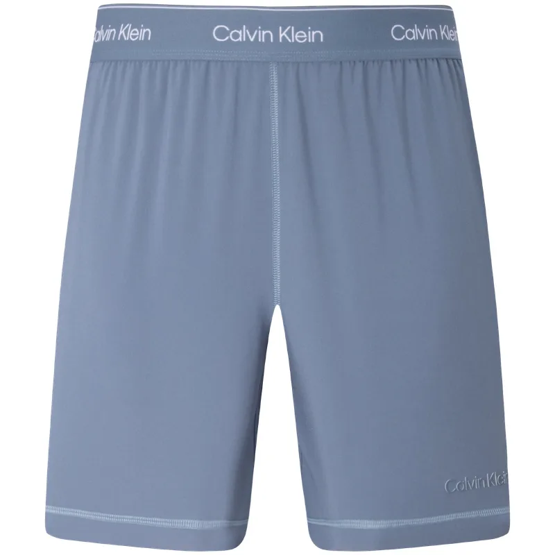 Беговые шорты с логотипом на поясе Calvin Klein, 420-Evening Wave Blue