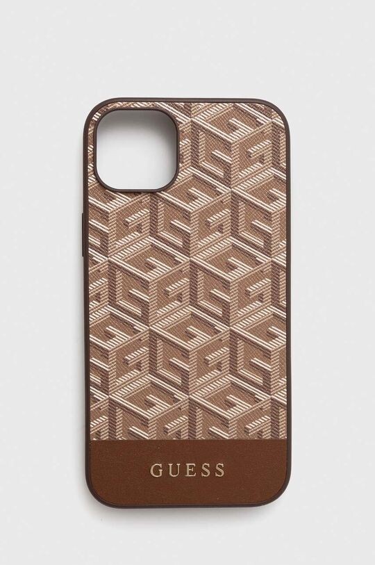 

Чехол для iPhone 14 Plus 6,7 дюйма Guess, коричневый