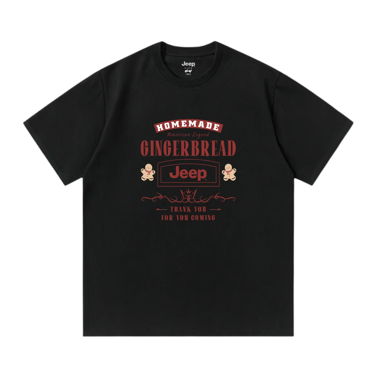 Футболка для детей с круглым вырезом Jeep, черный