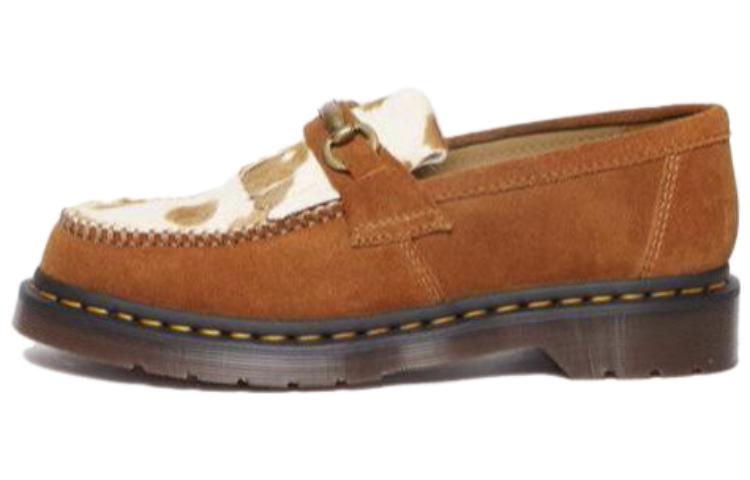 Лоферы Dr.Martens Adrian Snaffle Hair-On Cow Print Kiltie Loafers 'Pecan Brown' — фото 2