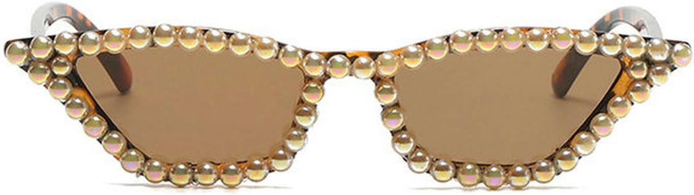 

Солнцезащитные очки COTIA «Кошачий глаз» для женщин, дизайн в стиле Y2K, треугольная оправа с перламутровыми вставками, винтажные солнцезащитные очки, модные женские очки, Leopard