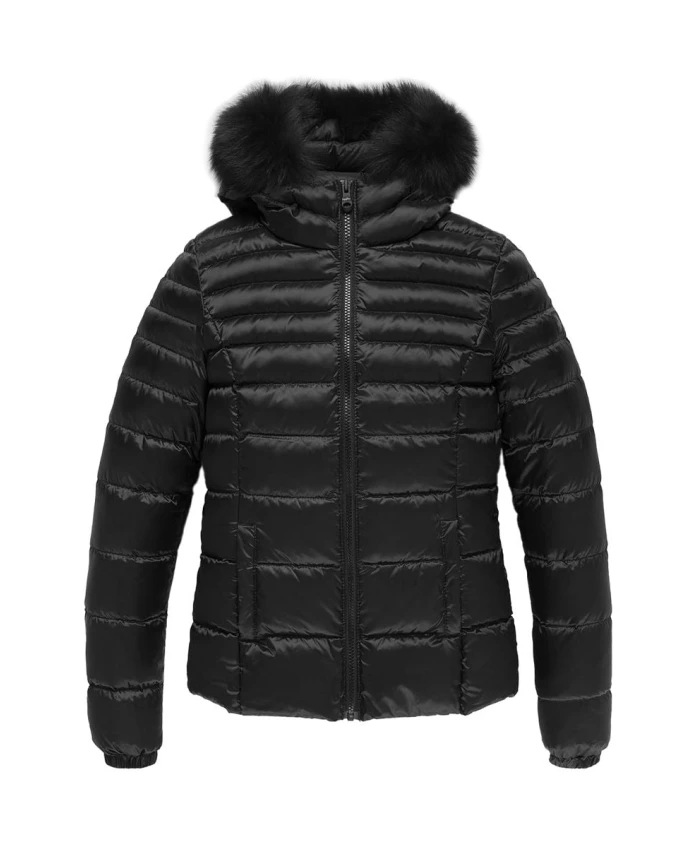 

Черная нейлоновая женская куртка с перьевым наполнителем Refrigiwear, черный