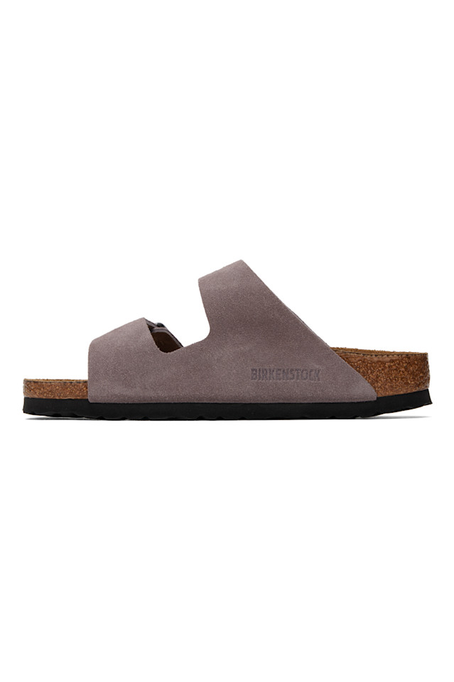 Узкие сандалии Arizona с мягкой стелькой Birkenstock, фиолетовый — фото 3