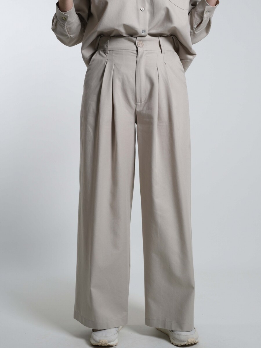 

Широкие брюки WEARABLE STORIES Gwyneth, песочный