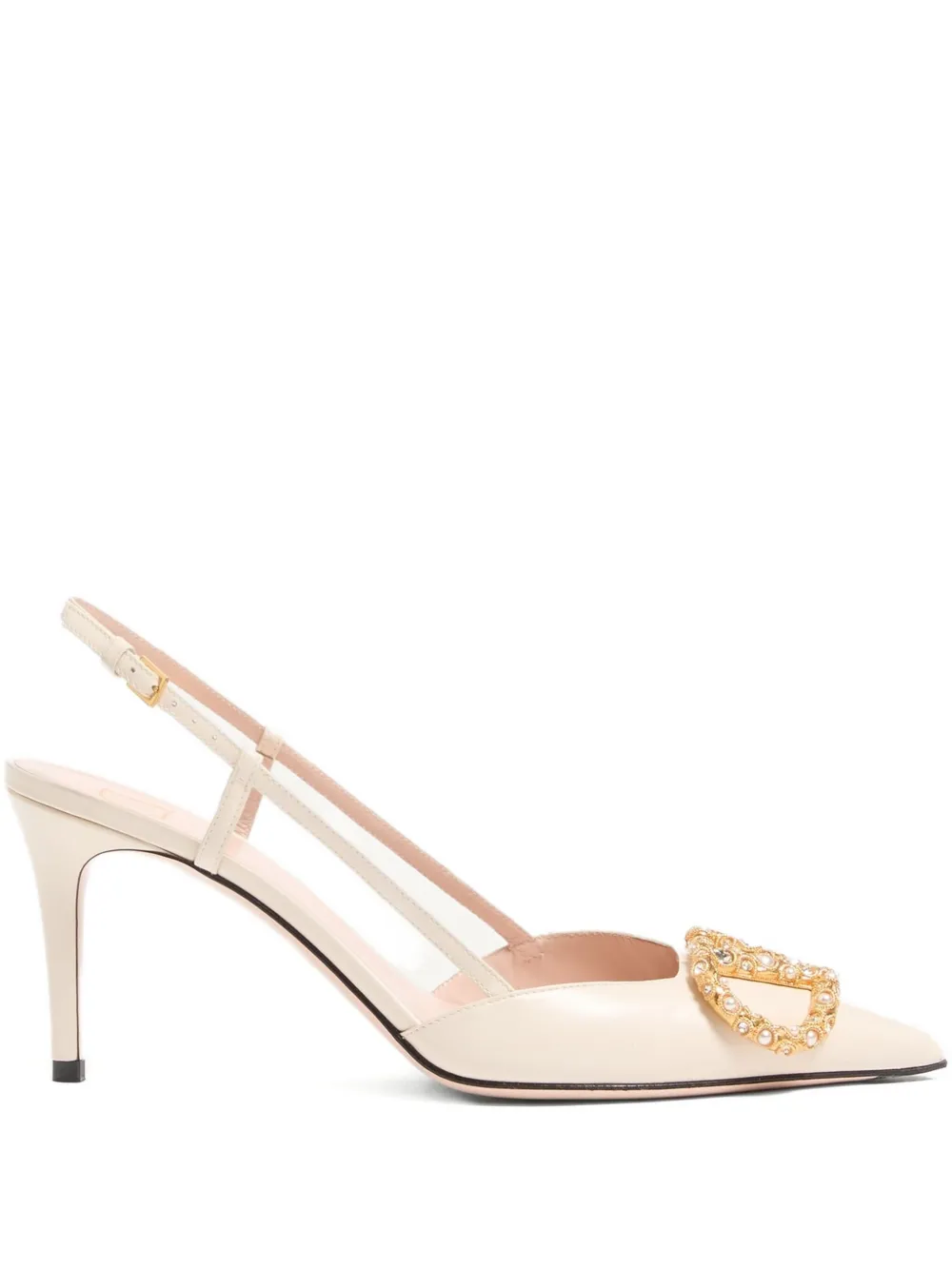 Туфли с логотипом VLogo Signature VALENTINO GARAVANI, нейтральный