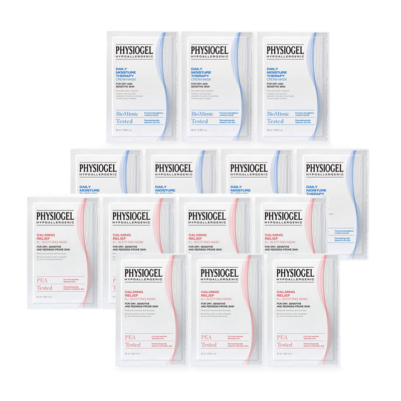 

Интенсивная увлажняющая маска для лица успокаивающая стабилизирующая осветляющая осветление следов от акне осветление темных пятен Physiogel