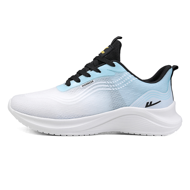 

WARRIOR Мужские беговые кроссовки низкие белые синие черные, цвет White Blue Black