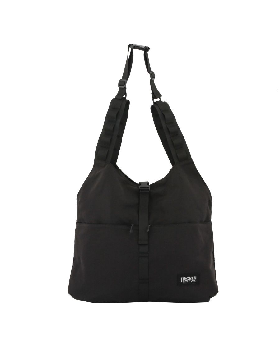 

Универсальная повседневная сумка-тоут (унисекс) J World, черный