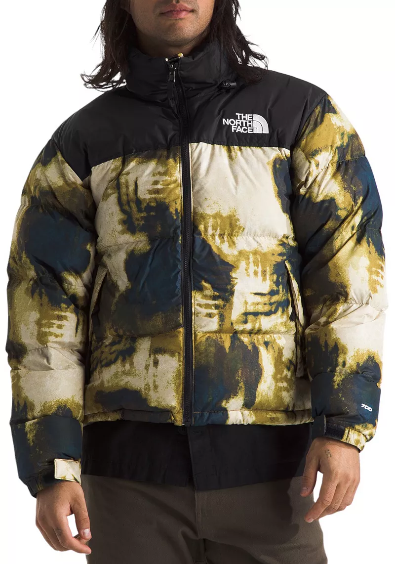 

Мужская куртка Nuptse в стиле ретро 1996 года The North Face, цвет Mdnght Petrol Print/Tnf Blk