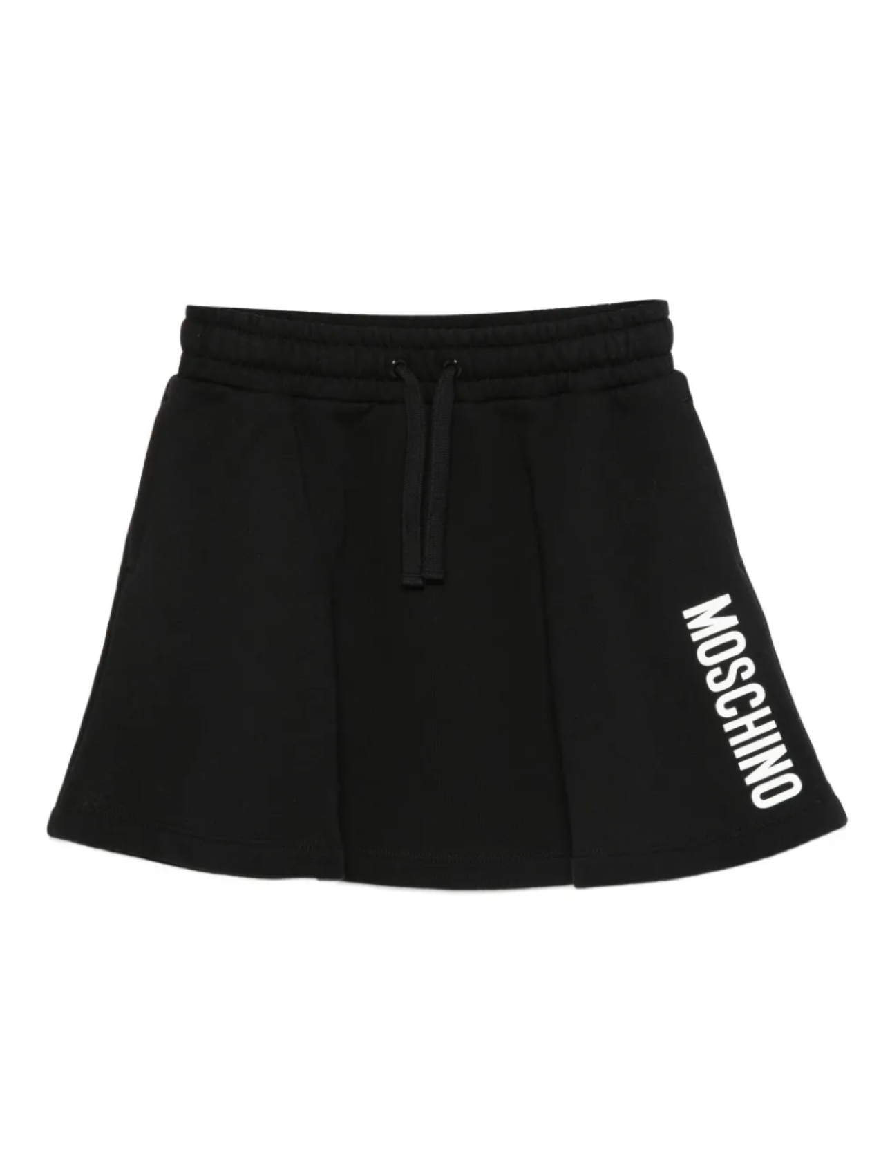 

Юбка-плиссе с логотипом Moschino Kids, черный