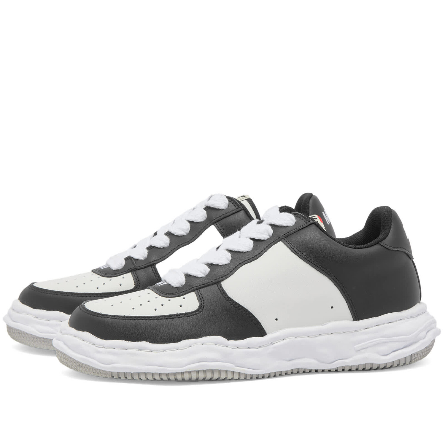

Кроссовки Maison Mihara Yasuhiro Wayne Low Original Sole Leather, цвет Black & White, Серый, Кроссовки Maison Mihara Yasuhiro Wayne Low Original Sole Leather, цвет Black & White