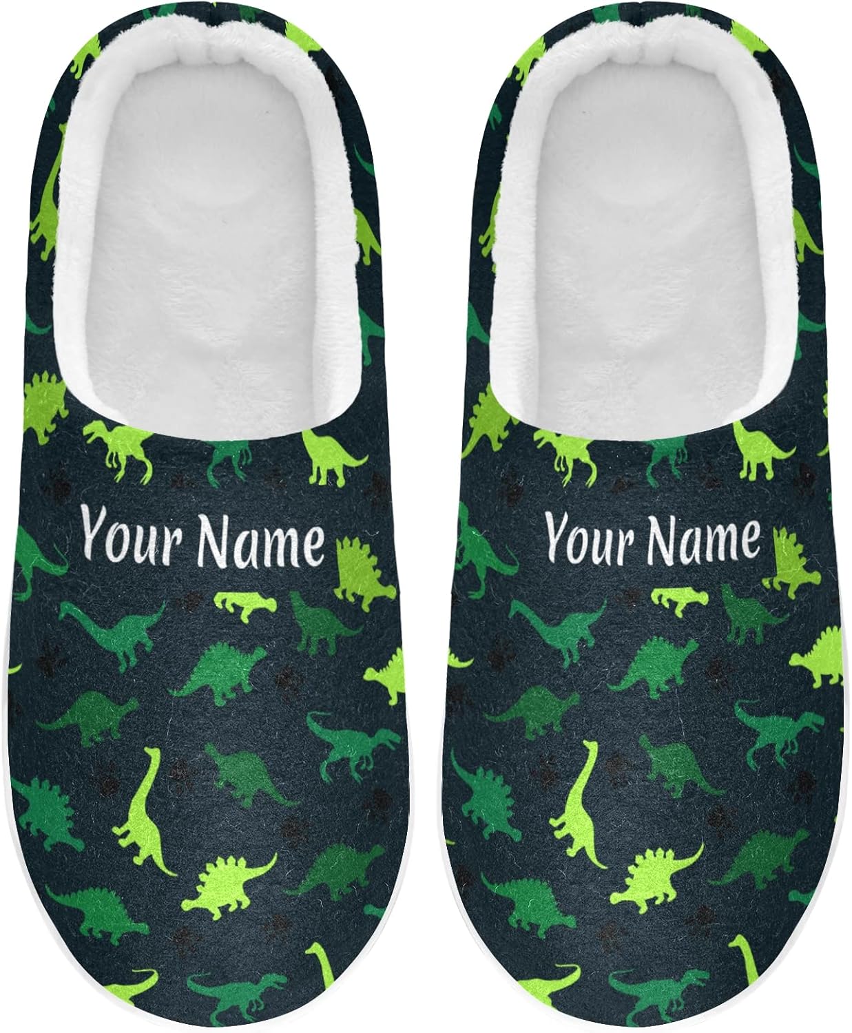 

Домашние тапочки JUNZAN с зеленым динозавром для мужчин и женщин, с подошвой из пены с эффектом памяти, противоскользящие, мягкие и теплые, из кораллового флиса, с закрытым носком, без застежек, для спальни и путешествий