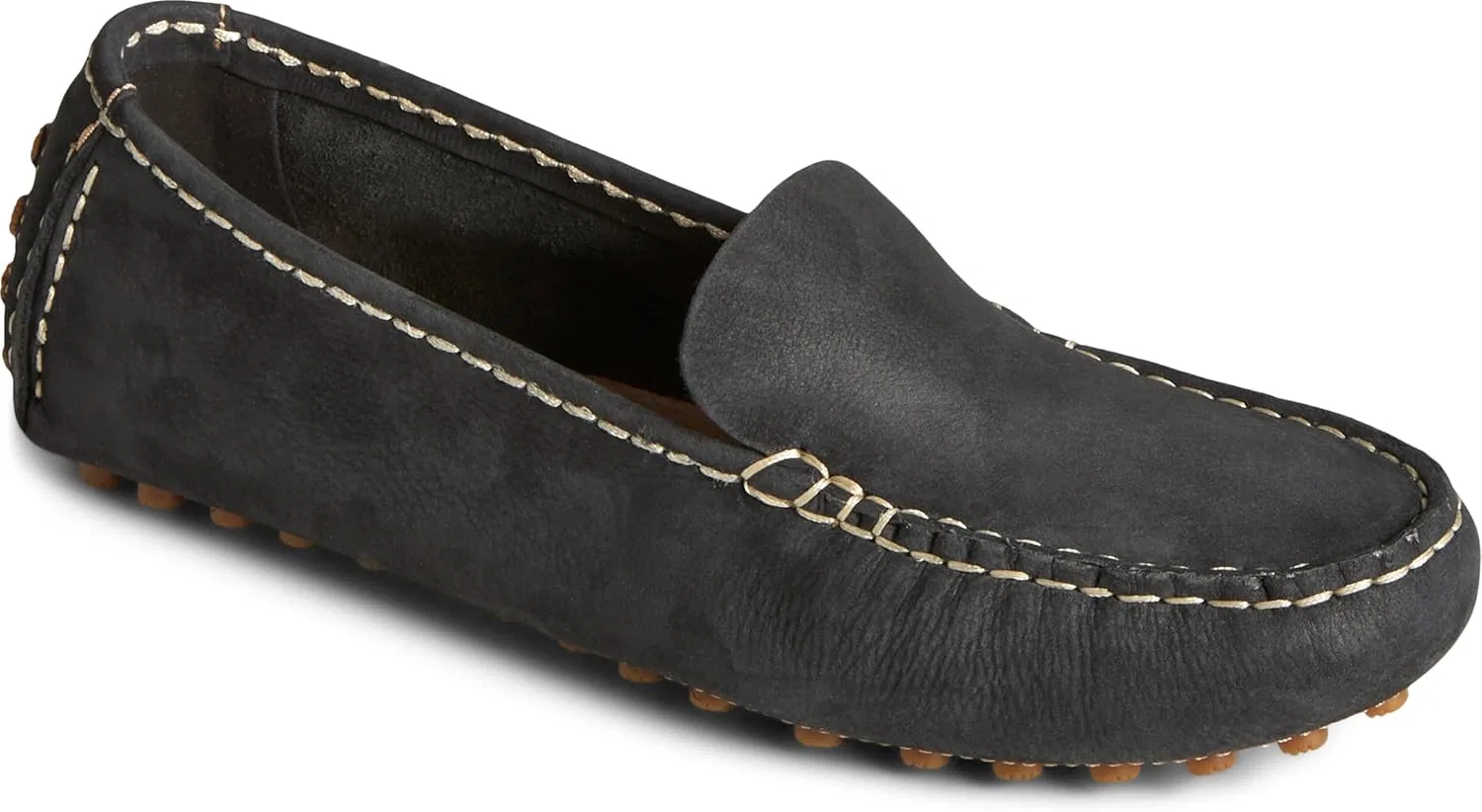 Мокасины женские Sperry Port Driving Moc, Black Leather — фото 3