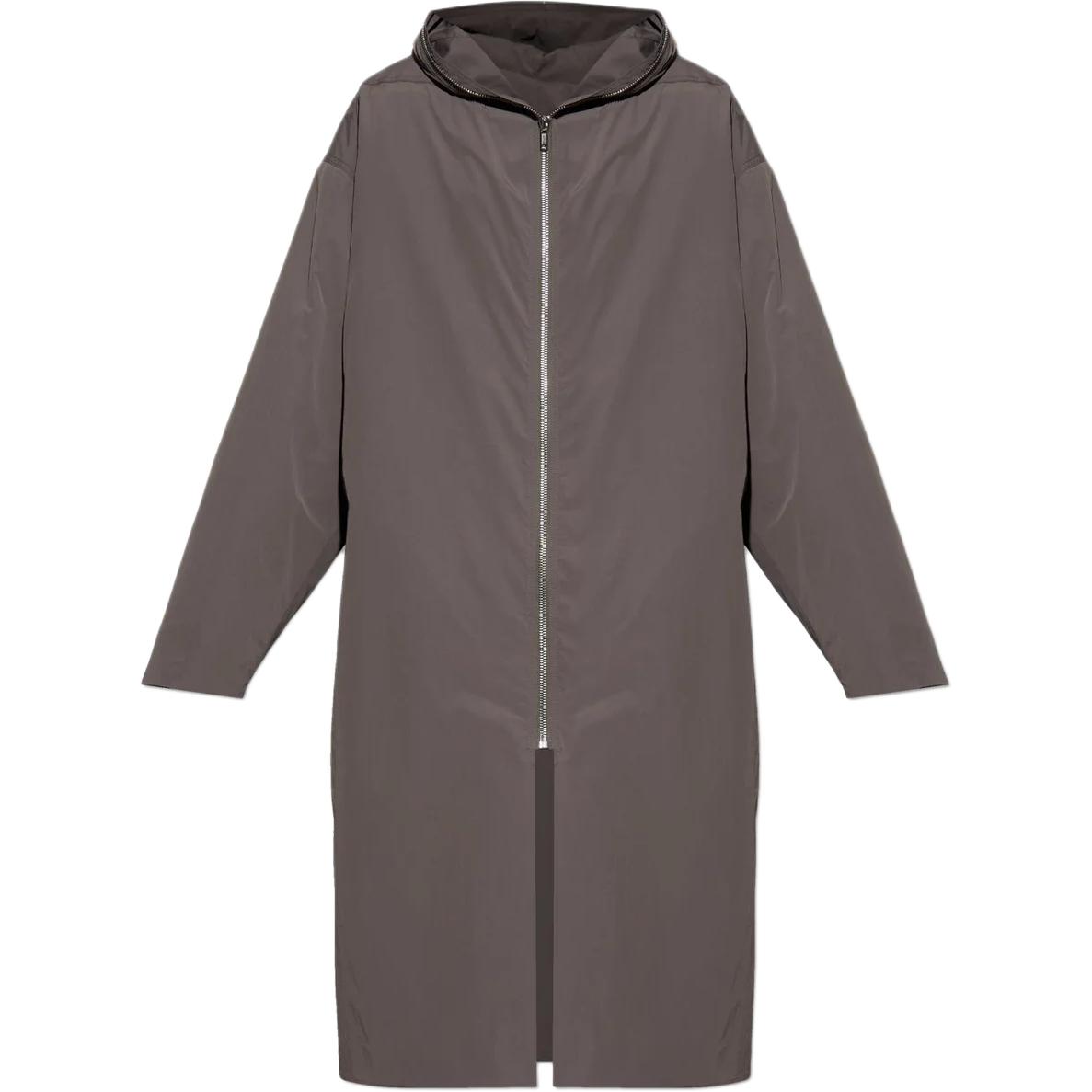 

Пальто Gimp Mac с большими плечами Rick Owens, smoke серый