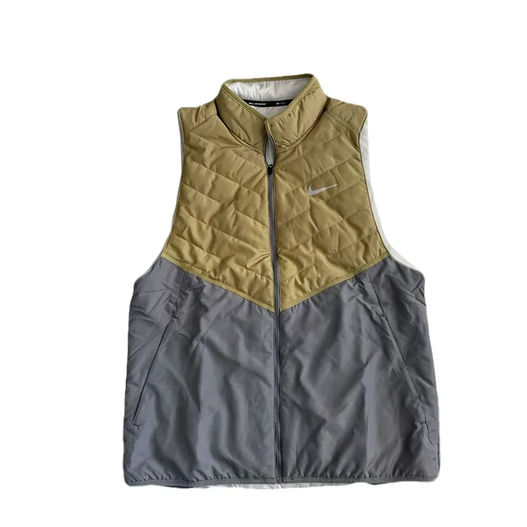 Nike Therma FIT жилет мужской Brown/Gray с воротником стойкой Moderate Others