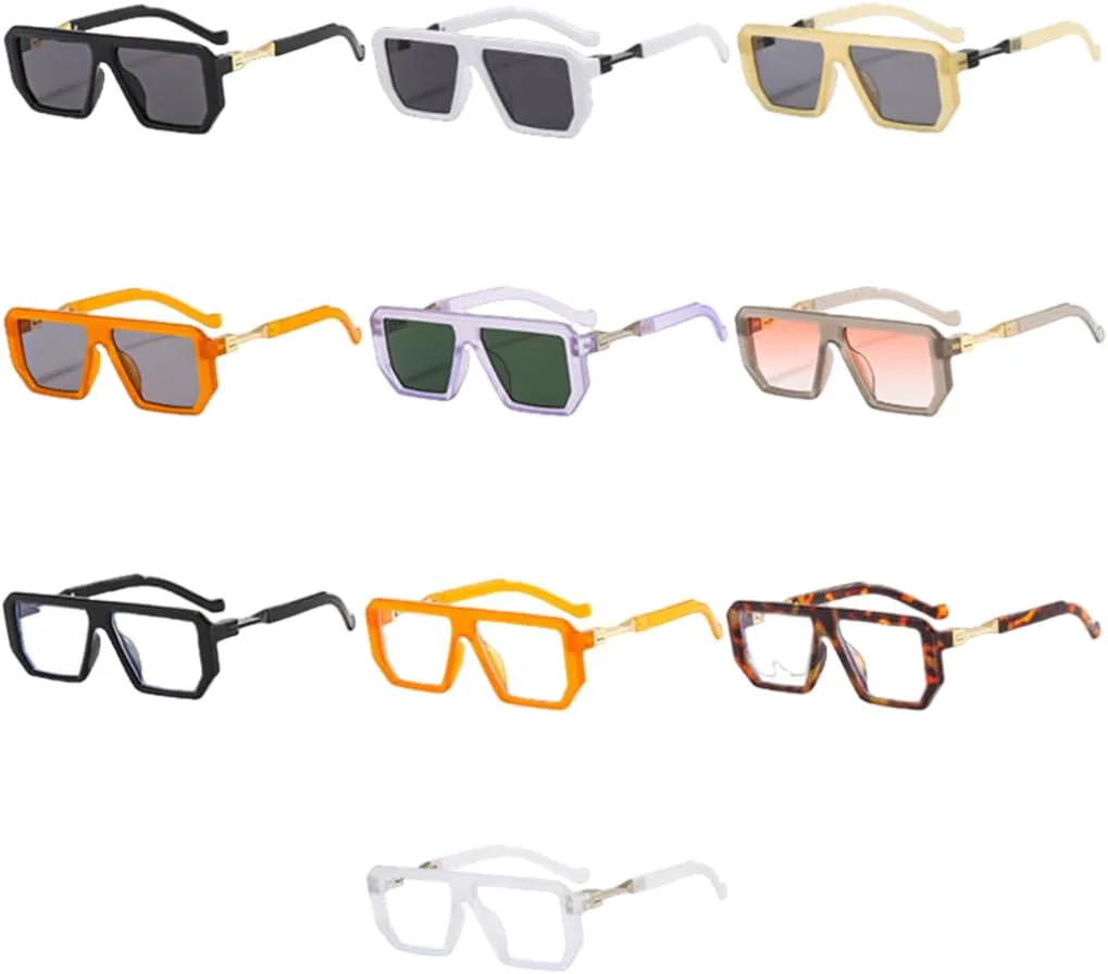 

Ретро солнцезащитные очки для женщин, модные, желейные, цветные, солнцезащитные очки UV400 для мужчин, трендовые, панк, прозрачные с градиентом VVTWSSW, 2