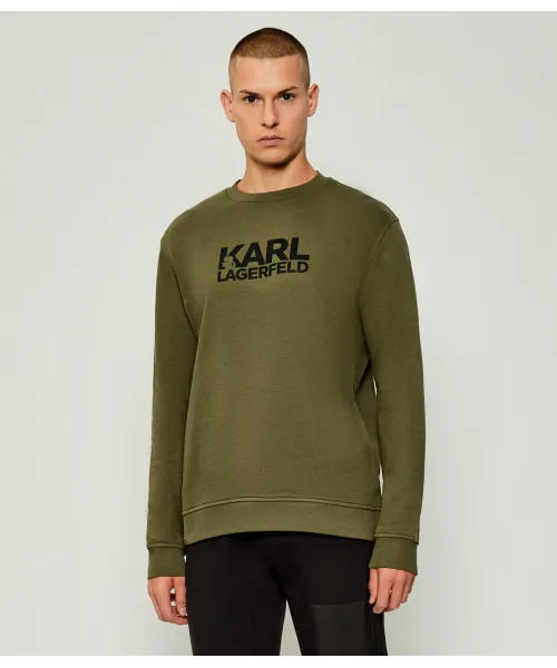 

Толстовка Regular fit Karl Lagerfeld, зеленый