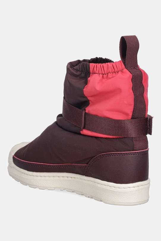 Детские зимние ботинки SUPERSTAR 360 WTR BOOT Adidas Originals, бордовый — фото 3