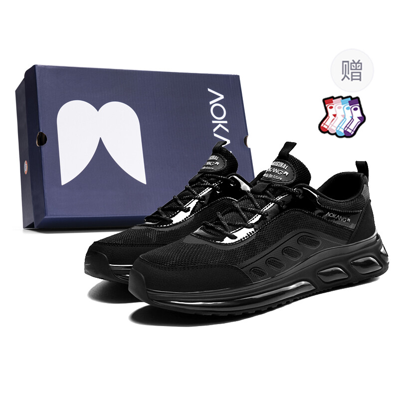 

Кроссовки AOKANG Casual Shoes Men Low-Top, Черный, Кроссовки AOKANG Casual Shoes Men Low-Top