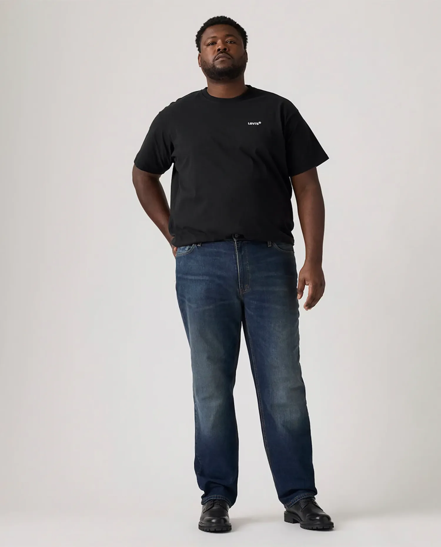 Мужские спортивные джинсы Vaquero de hombre 541 Athletic Taper с эластаном больших размеров Levi's, синий